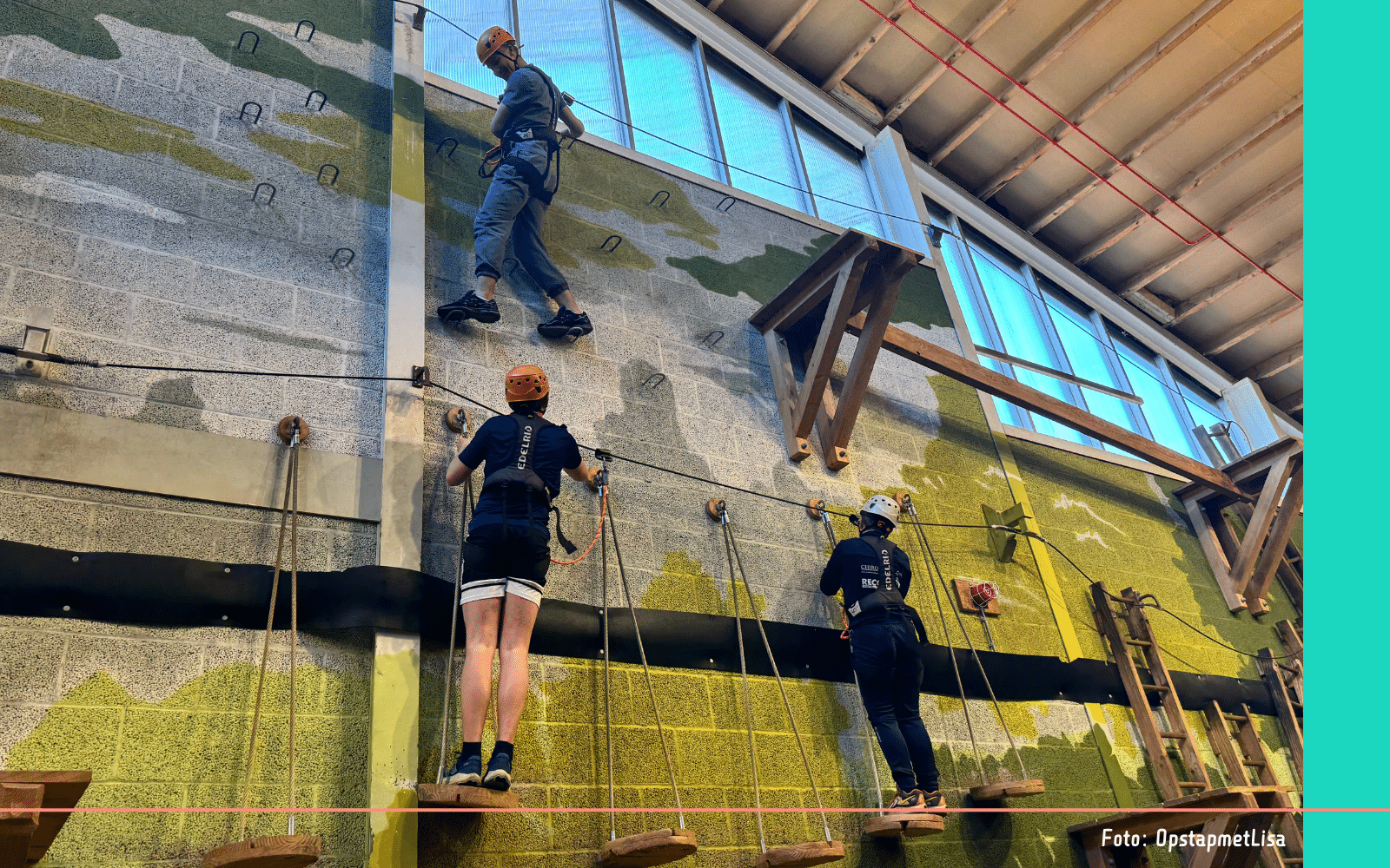 Adventure City Rotterdam binnen Via Ferrata