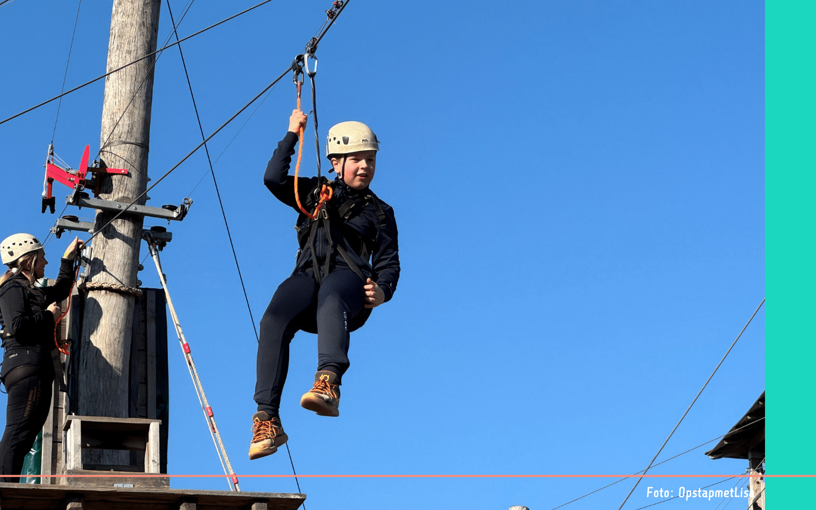 Adventure City Rotterdam buiten Zipline