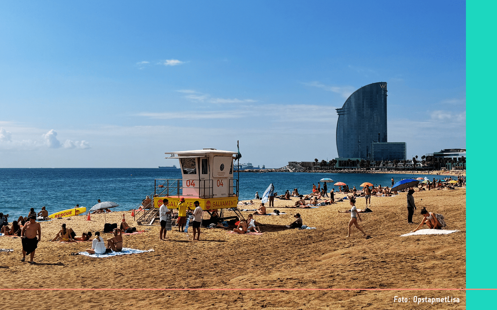 Barcelona strand