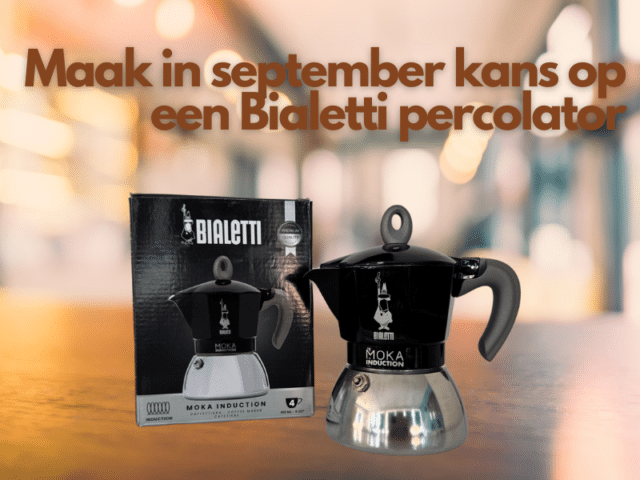 Winactie Bialetti percolator