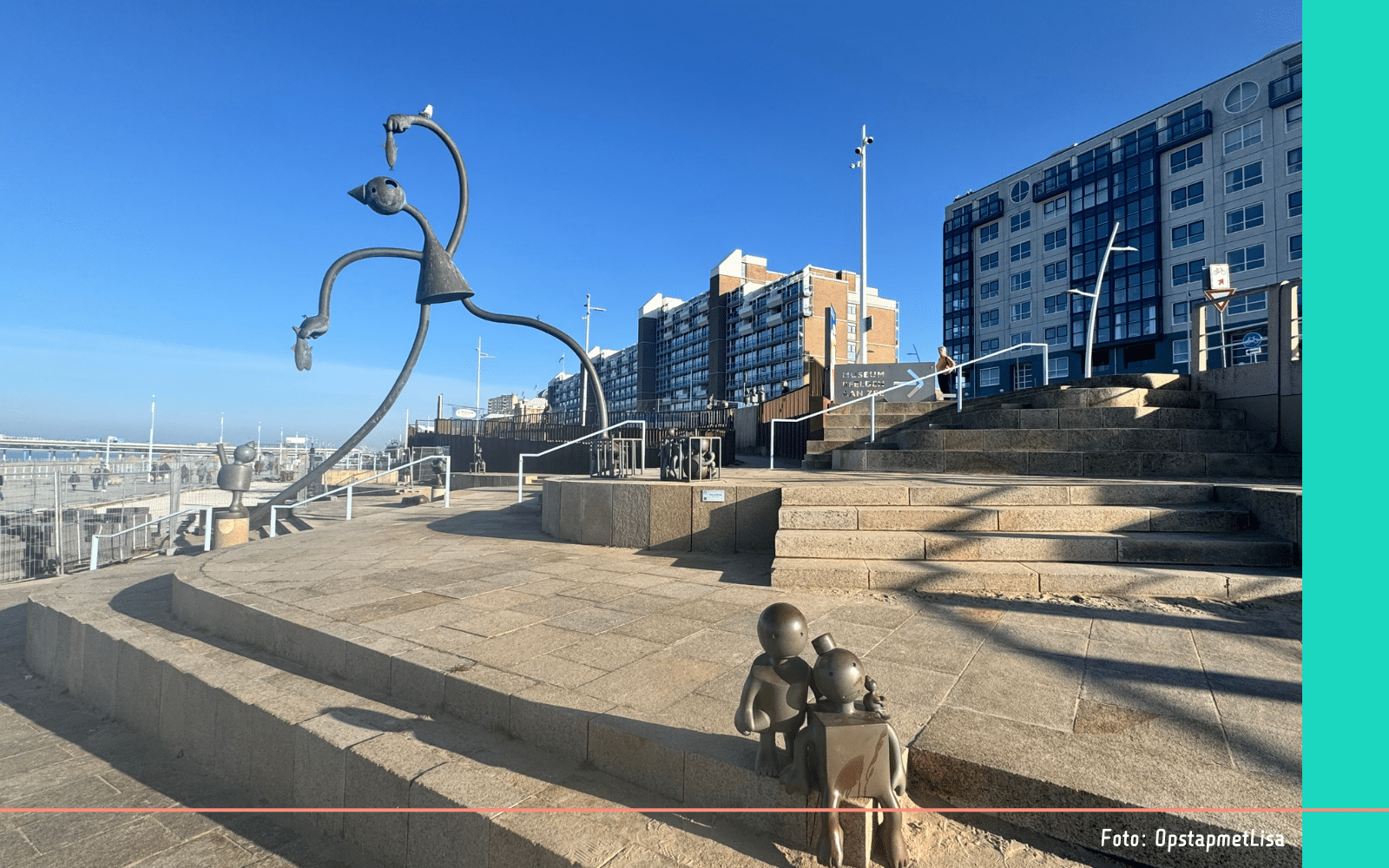 Haagse kust Scheveningen Beelden aan Zee