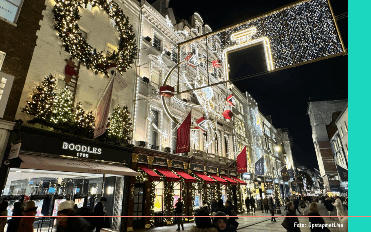 Londen in kerstsfeer Bond Street (1)