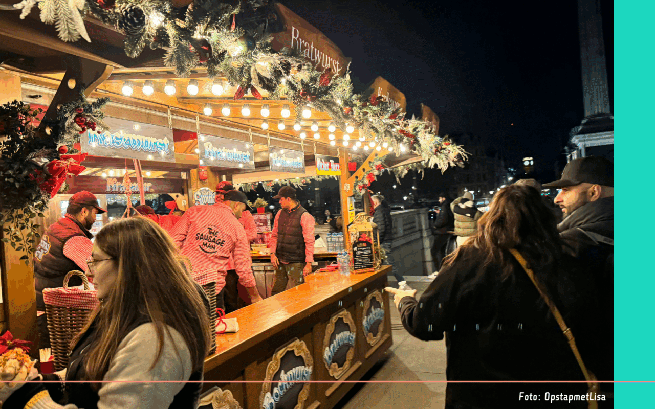 Londen in kerstsfeer Trafalgar Square Christmas Market