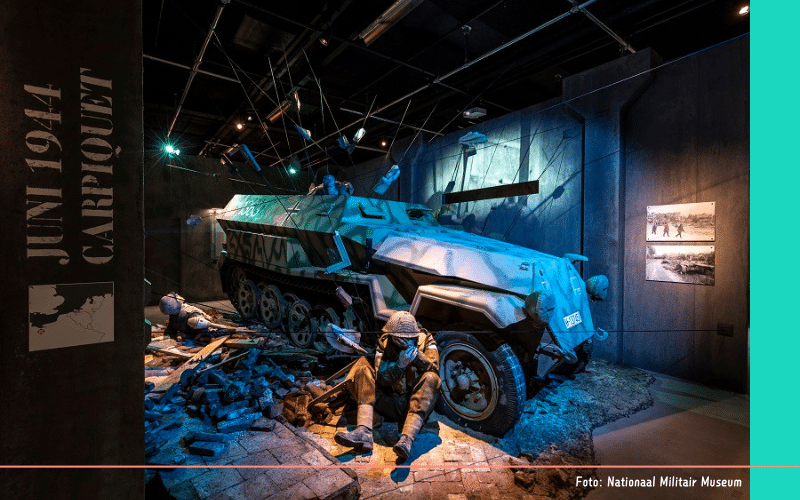 Museum met gezin Nationaal Militair Museum
