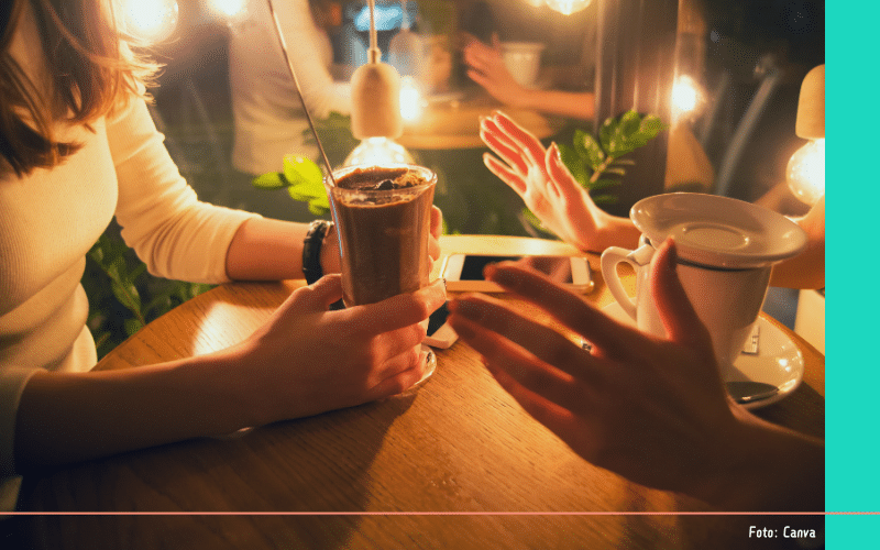 samen koffie drinken