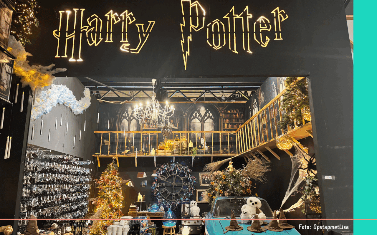 Kerstshow tuincentrum Harry Potter