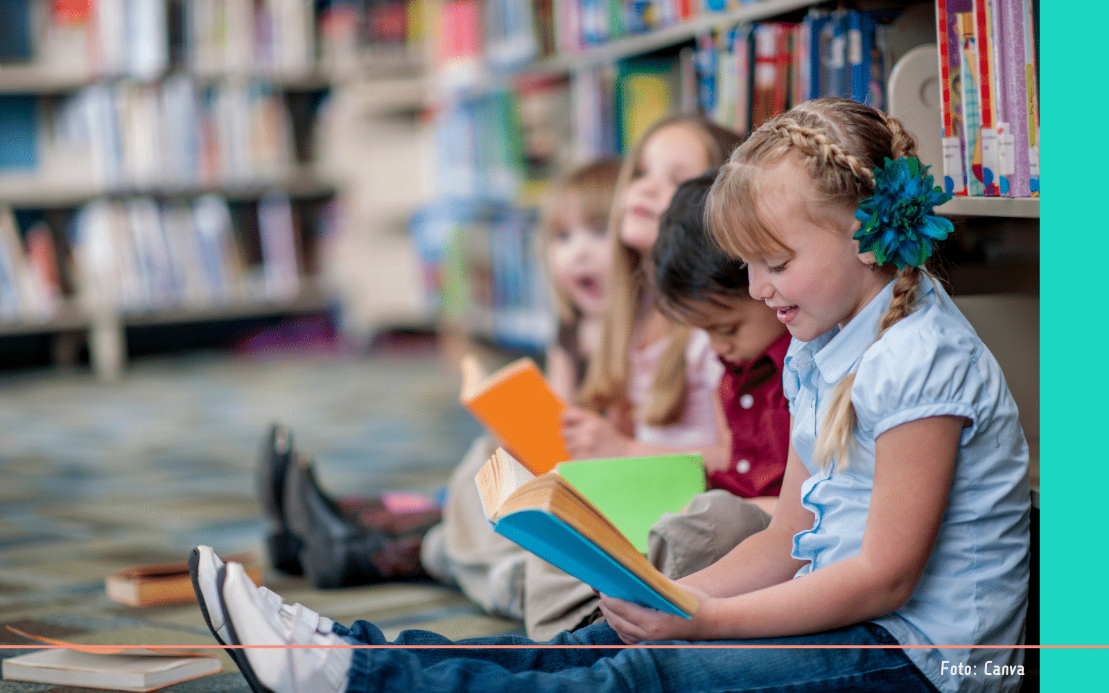 Kinderen lezen boeken