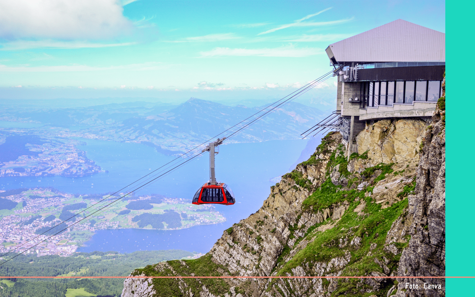 steilste tandradbaan ter wereld naar de top van de Pilatus