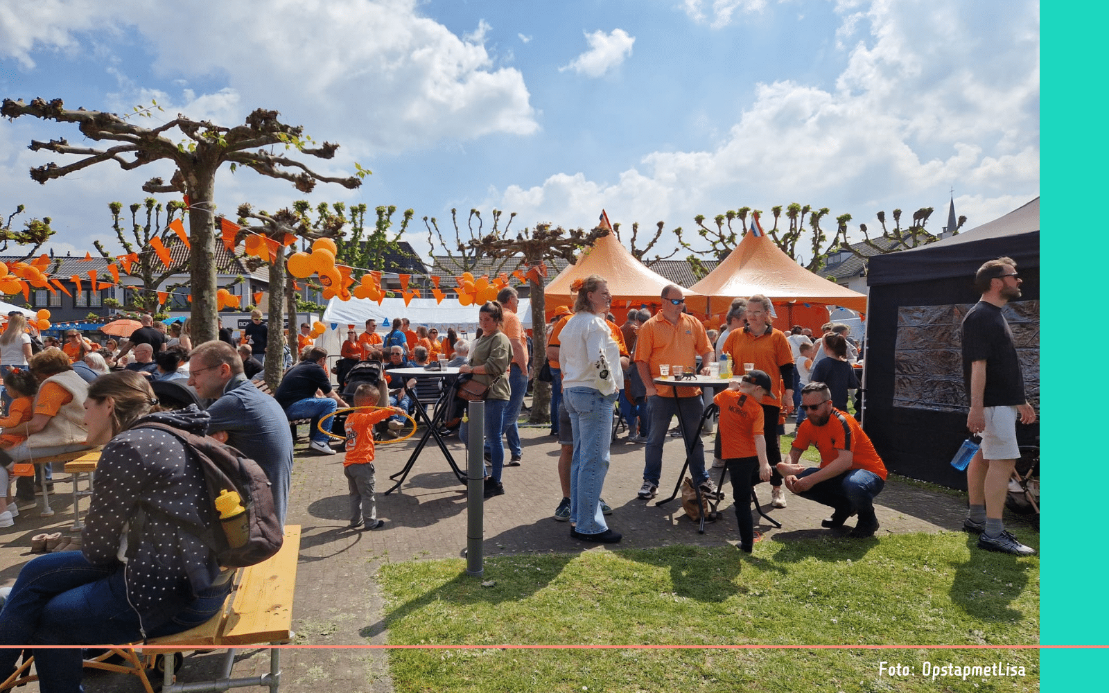 Koningsdag kraampjes en gezelligheid
