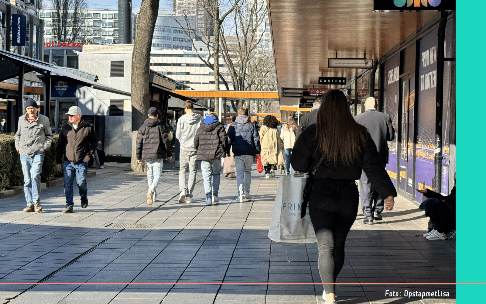 winkelen in Rotterdam Lijnbaan