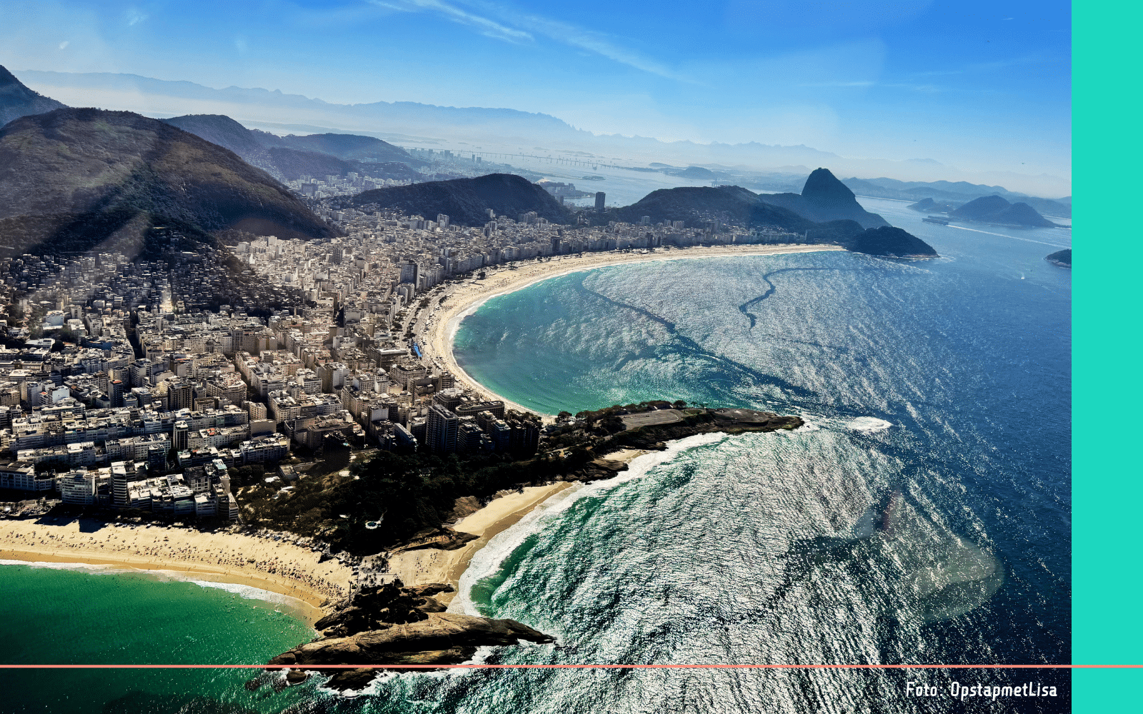 Brazilië Rio de Janeiro kustlijn