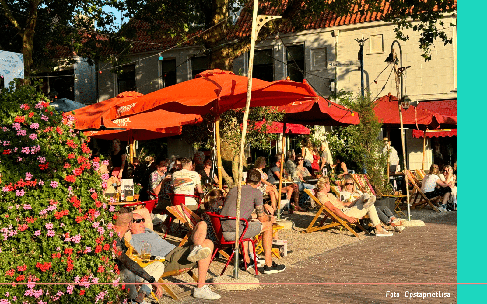 Terrassen in Delft