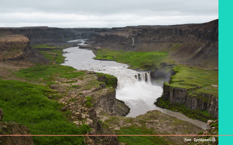 IJsland Hafragilsfoss waterval