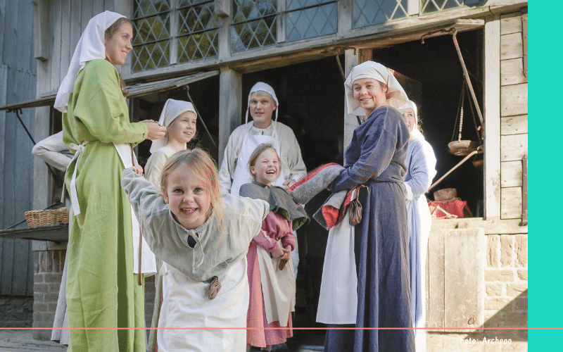 museum met gezin Archeon