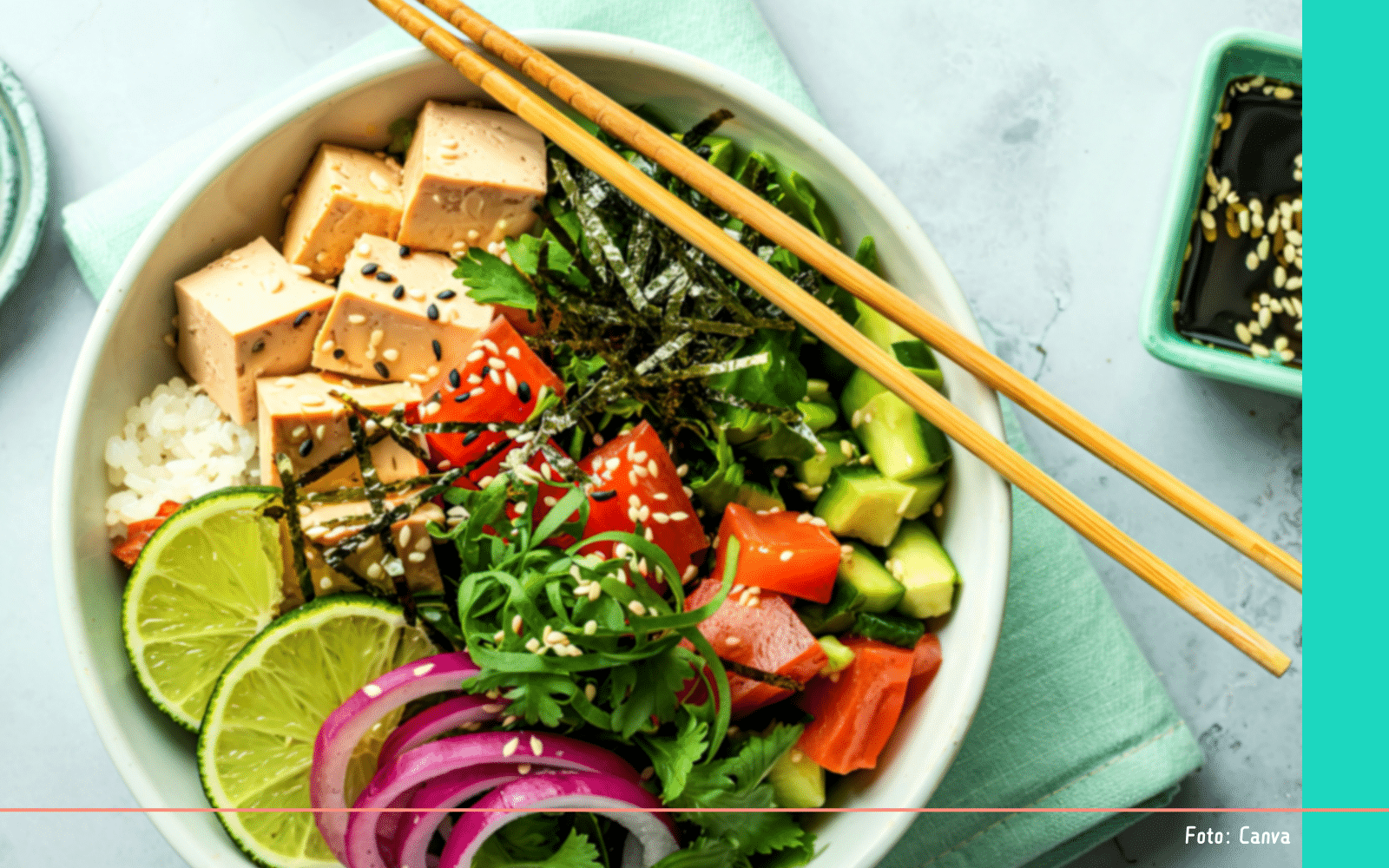 pokebowl met tofu